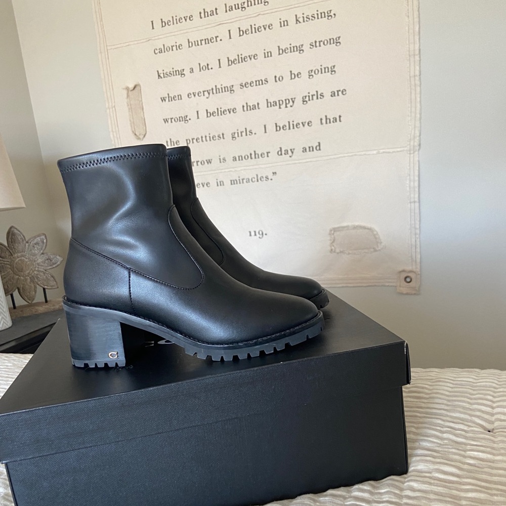 Coach Joy Leather Bootie